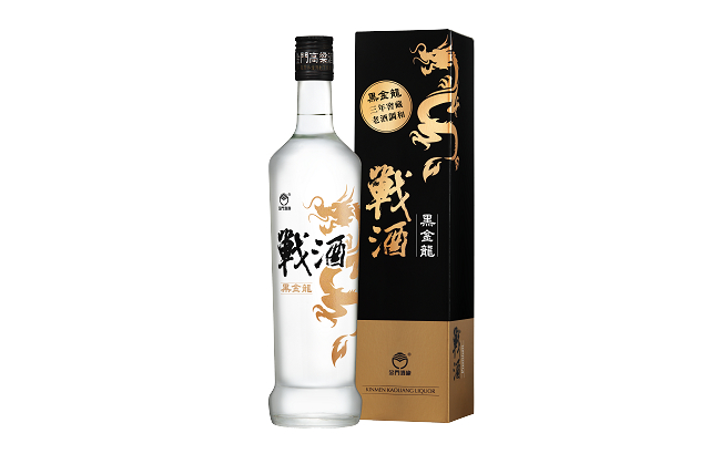 0.56L-46度戰酒黑金龍0.56L-46% Battle Spirit Black Dragon Kinmen Kaoliang Liquor