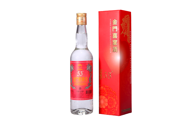 0.5L-53度金门喜宴酒0.5L-53% Kinmen Wedding Banquet Kaoliang Liquor