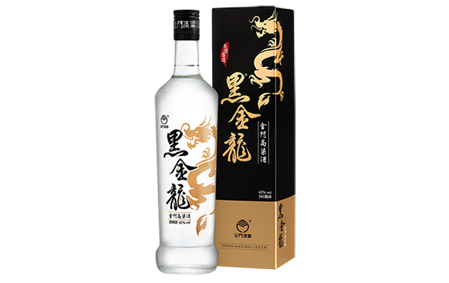 0.56L-42%黑金龙金门高粱酒(金酒厦门公司专售)   0.56L-42%Black Dragon Kinmen Kaoliang Liquor