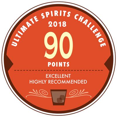 2018終極烈酒挑戰賽2018 Ultimate Spirits Challenge－卓越，高度推薦Excellent, Highly Recommended（0.75L）
