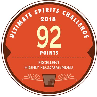 2018終極烈酒挑戰賽2018 Ultimate Spirits Challenge－卓越，高度推薦Excellent, Highly Recommended