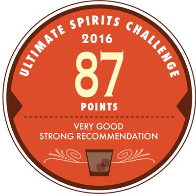 2016終極烈酒挑戰賽2016 Ultimate Spirits Challenge－87分：非常好，強烈推薦87: Very Good,Strong Recommendation