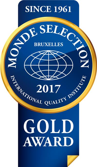 2017世界食品品質評鑑大賞2017 Monde Selection－金獎Gold